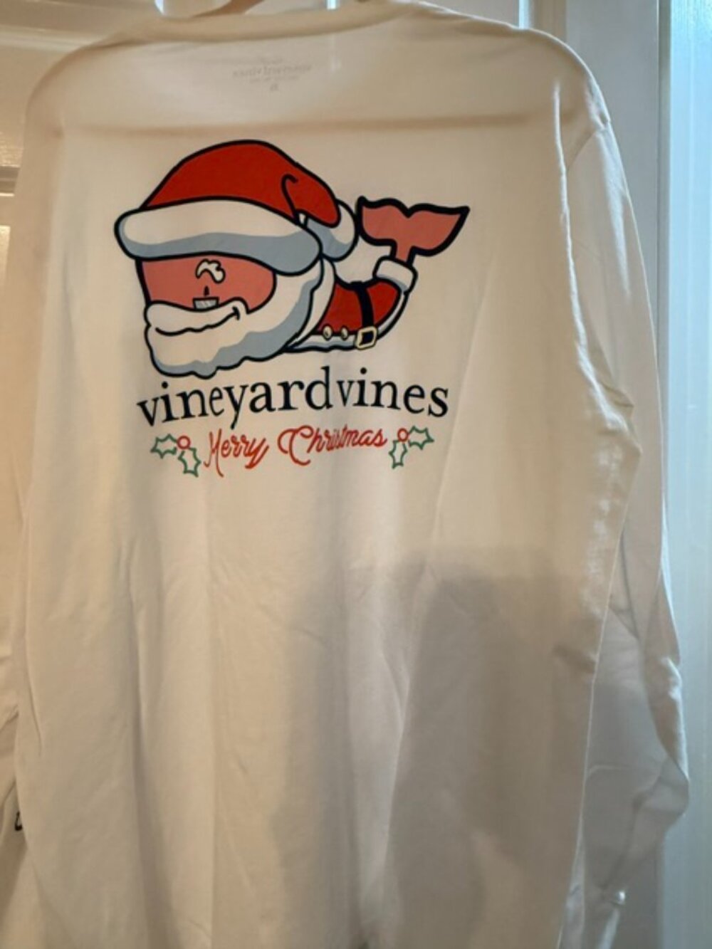 Vineyard Vines, Men's XL, Christmas, long-Sleeve pocket T-shirt